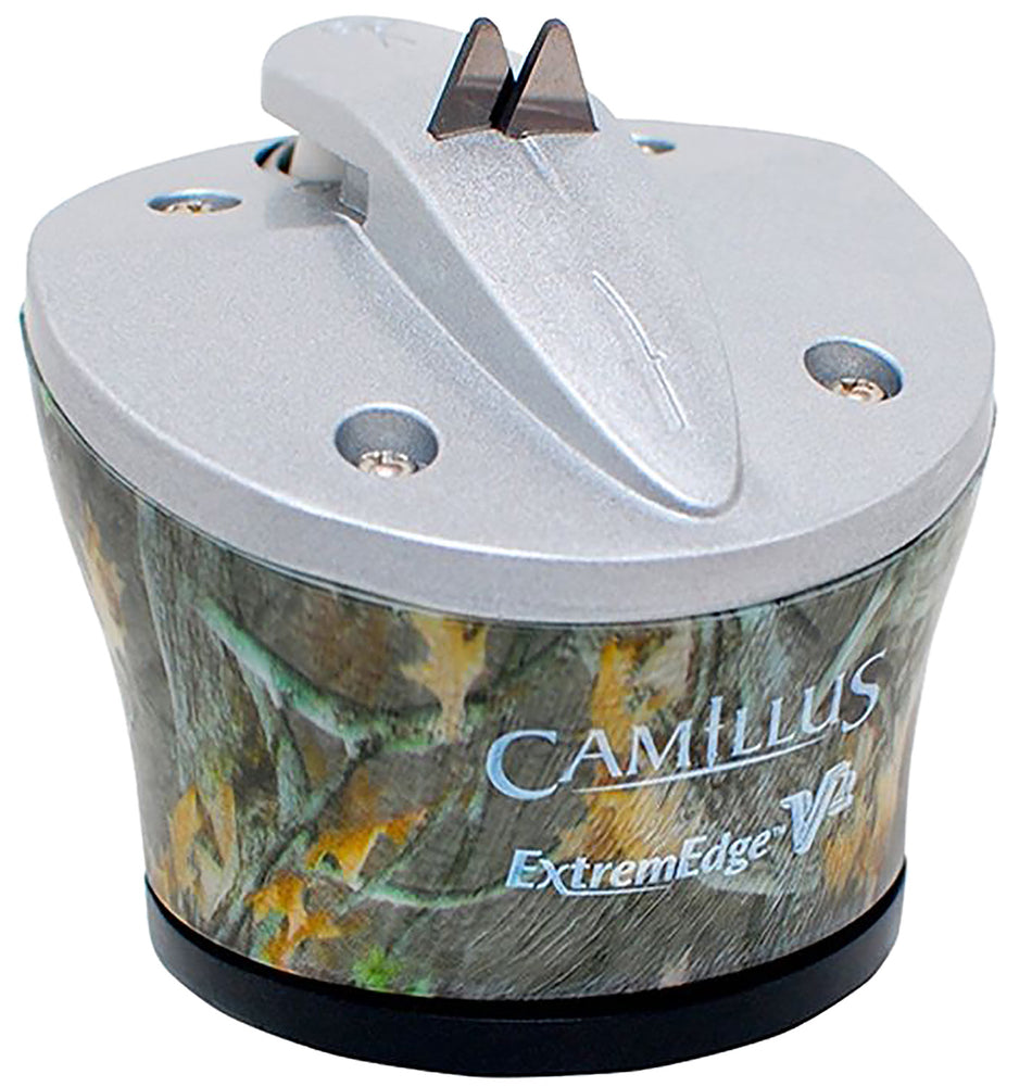 Camillus 18725 Extreme Edge Camo Knife and Shear Sharpener, Carbide and Ceramic