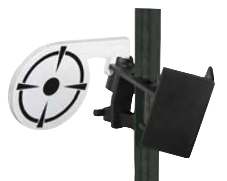 Birchwood Casey T-Post Dueling Target Steel Bullseye Black/White TP38DT