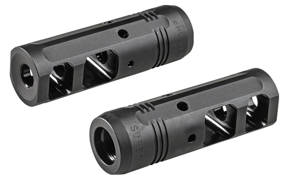SureFire ProComp Muzzle Brake for AR-10/LR308, 7.62mm, 5/8"-24 Threads, Black Melonite