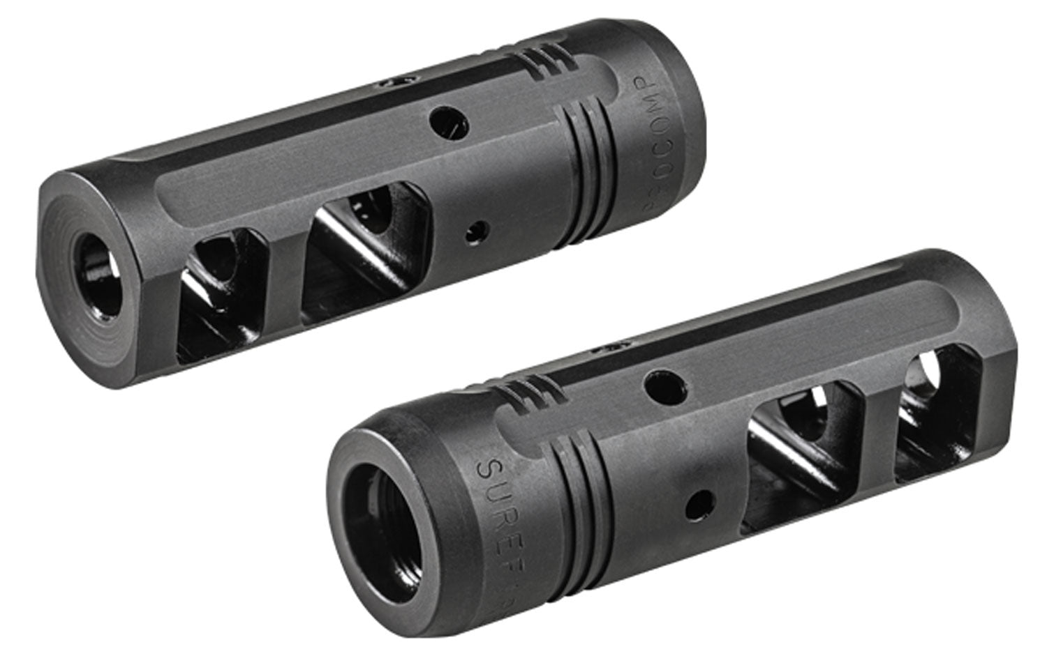 SureFire ProComp Muzzle Brake for AR-10/LR308, 7.62mm, 5/8"-24 Threads, Black Melonite