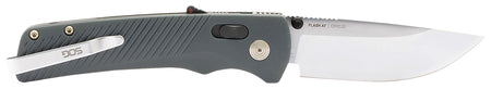 SOG SOG11181141 Flash AT 3.45in Folding Assisted Opening Satin D2 Blade Urban Grey GRN Handle