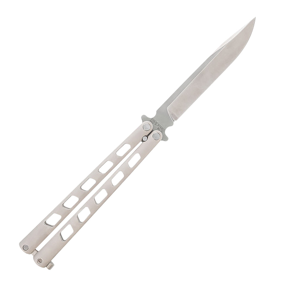 Cold Steel CSFL43ARC Arc Angel Butterfly Balisong 5.45" Clip Point Folding Knife, Satin S35VN Blade, Aluminum Handle