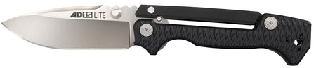 Cold Steel CS58SQLZ AD-15 Lite Folding Knife 3.50" Drop Point Plain Satin AUS-10A SS Blade, 5" Griv-Ex Handle