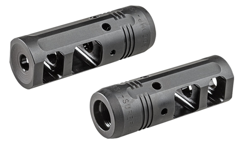 SureFire ProComp Muzzle Brake for M4/M16, 5.56mm, 1/2"-28 Threads, Black Melonite Steel
