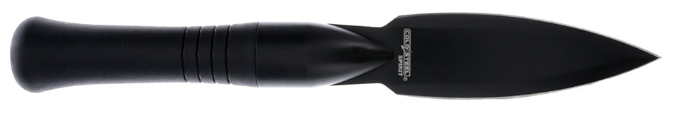 Cold Steel CSTHFS01NZ Spirit Spear Head 4.25" Fixed Blade Spear Point Black 420 SS, 4" Black Handle