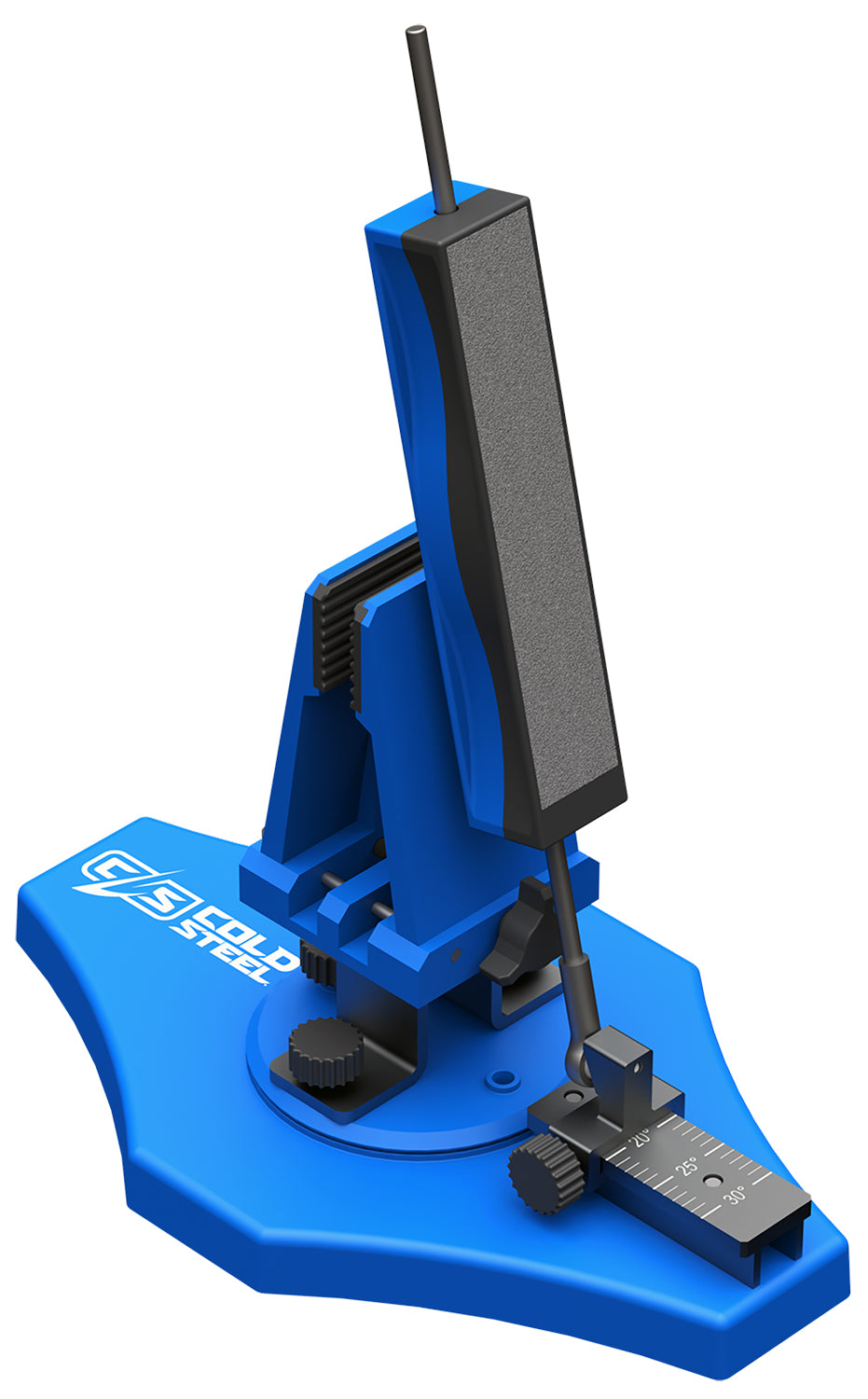 Cold Steel CSKSBKS Blue Benchtop Diamond Knife Sharpener, 4-Grit, with Hard Shell Case
