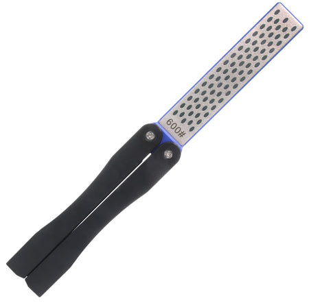 Cold Steel CSKSDSDW Black Double-Sided Diamond Sharpener, 360 & 600 Grit, Folding