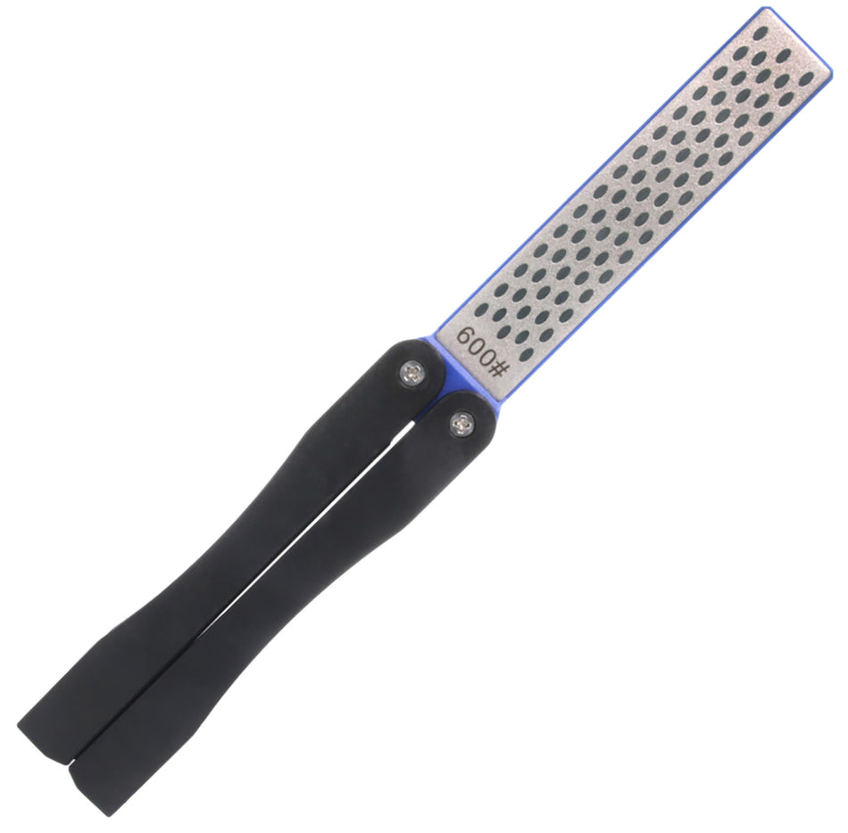 Cold Steel CSKSDSDW Black Double-Sided Diamond Sharpener, 360 & 600 Grit, Folding