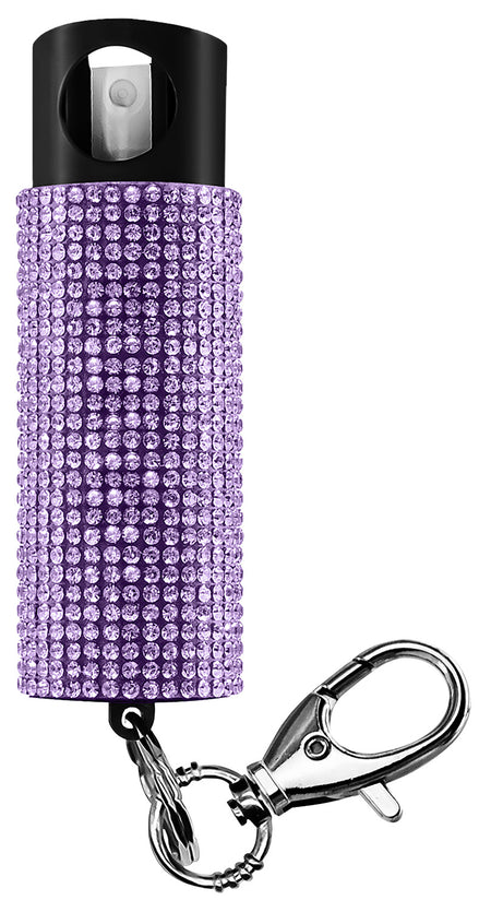 Guard Dog Security Bling-It-On OC Pepper Spray Lavender 0.50 oz 16 ft with Keychain