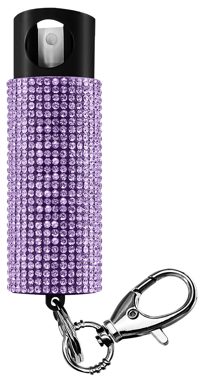 Guard Dog Security Bling-It-On OC Pepper Spray Lavender 0.50 oz 16 ft with Keychain