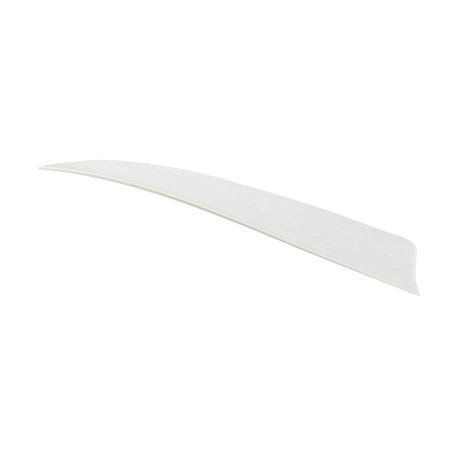 Trueflight White 4" Shield Cut RW Arrow Fletching Feathers 100 pk.