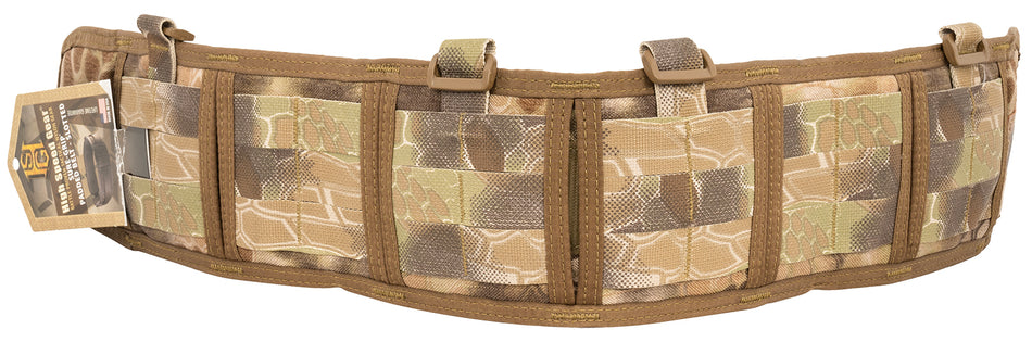 High Speed Gear 33PB00HY Sure-Grip Camo Padded Neoprene Belt Small 30.75"