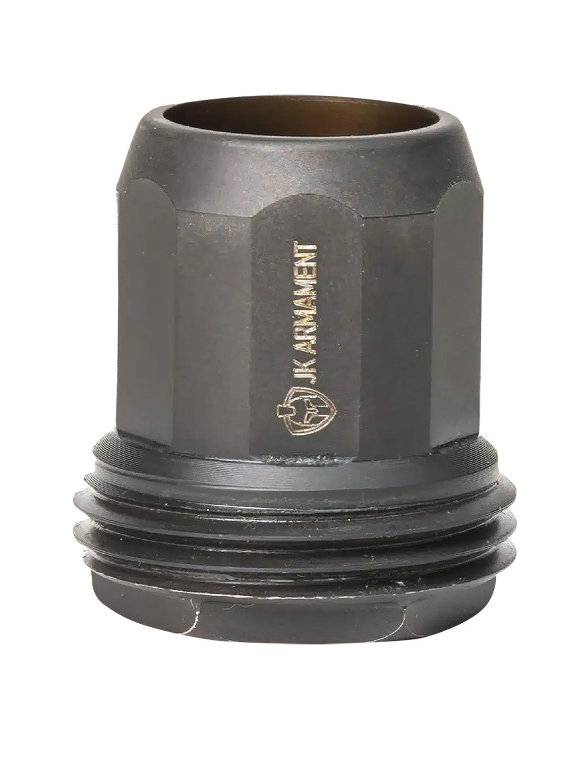 JK Armament 195 Muzzle Device Black 17-4 Stainless Steel 7/8x32 TPI 12 Gauge