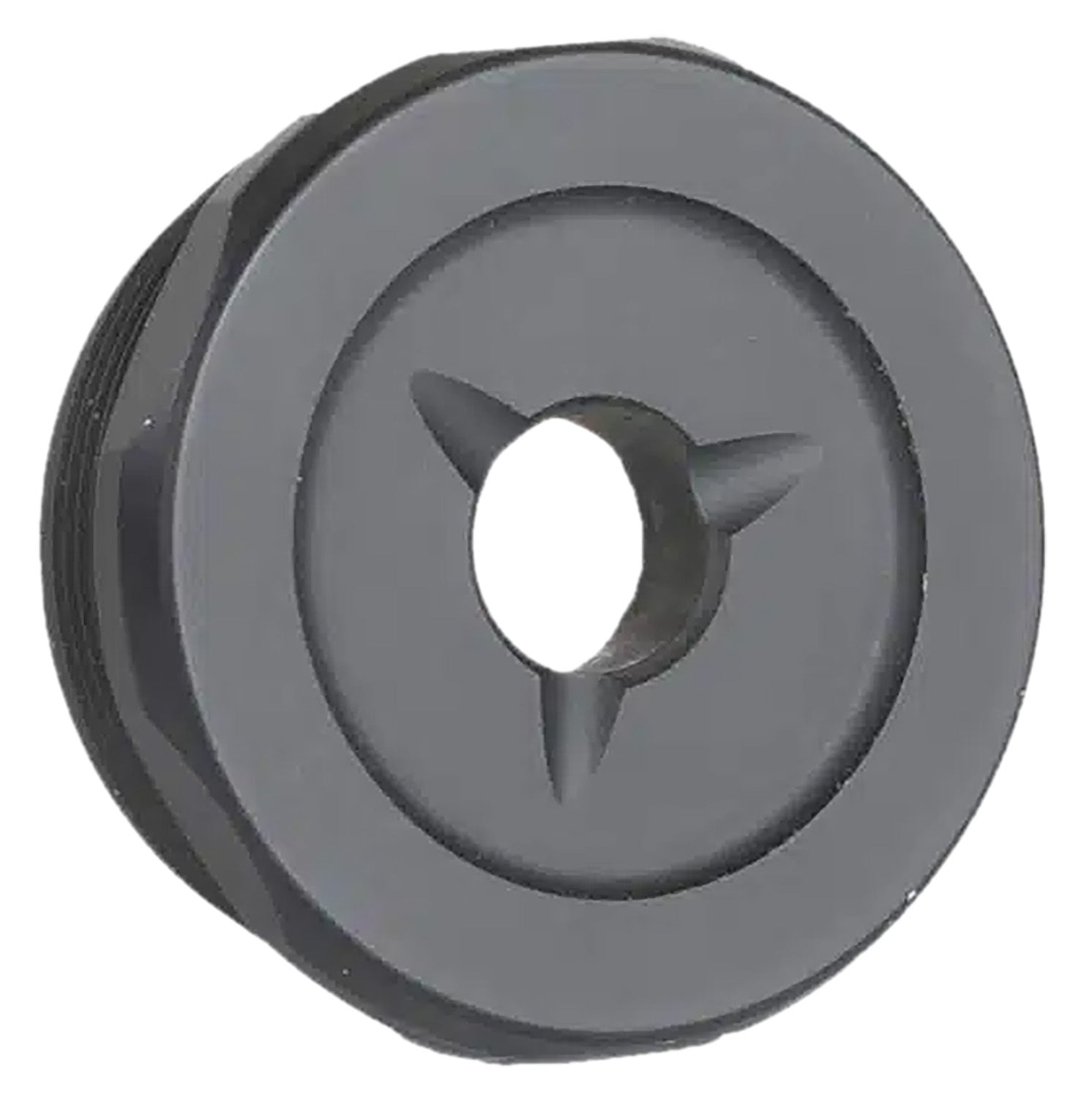 JK Armament 155 Pro 30 Caliber Flash Reducer End Cap Ti6AL4V Titanium Black 1.375x24