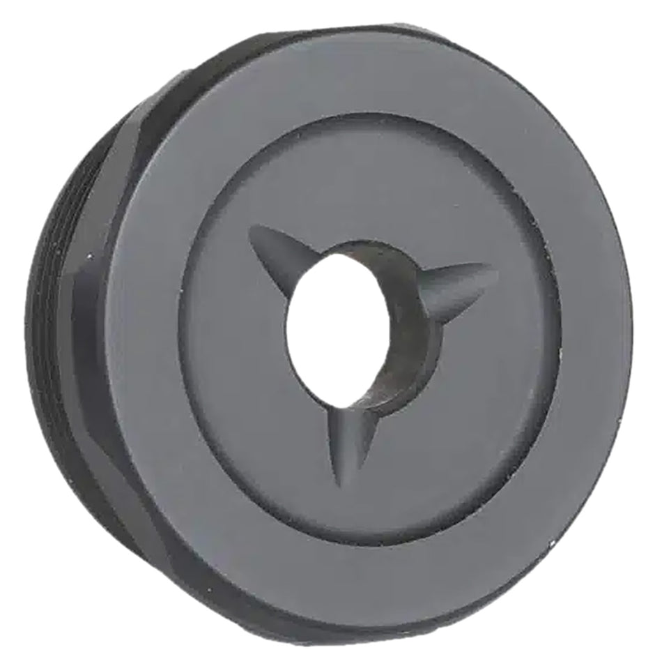 JK Armament 155 Pro 30 Caliber Flash Reducer End Cap Ti6AL4V Titanium Black 1.375x24