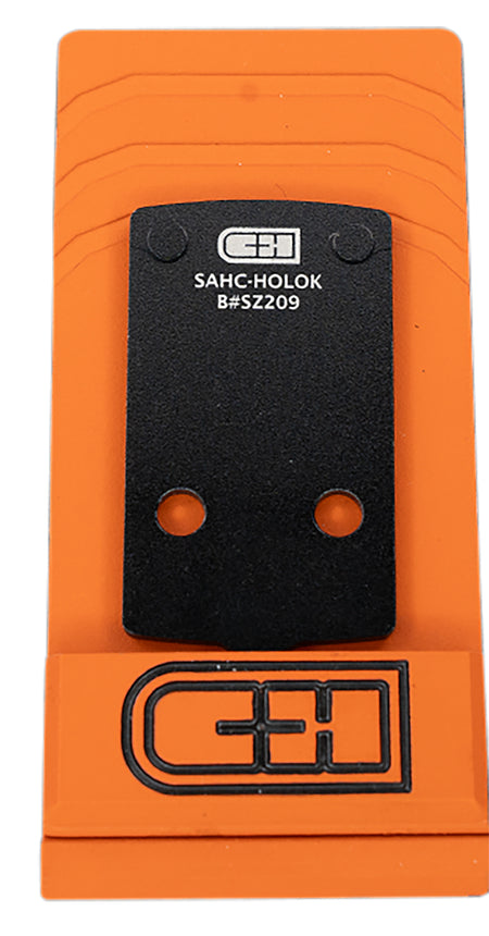 C&H Precision Springfield Hellcat Black Anodized Adapter Plate, Holosun 407K/507K/RMSc Pattern