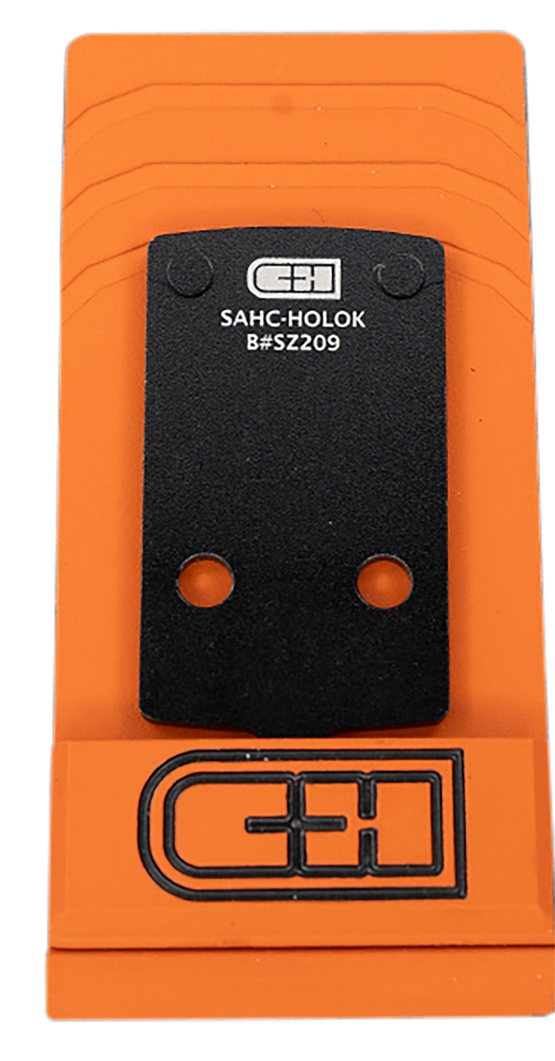 C&H Precision Springfield Hellcat Black Anodized Adapter Plate, Holosun 407K/507K/RMSc Pattern