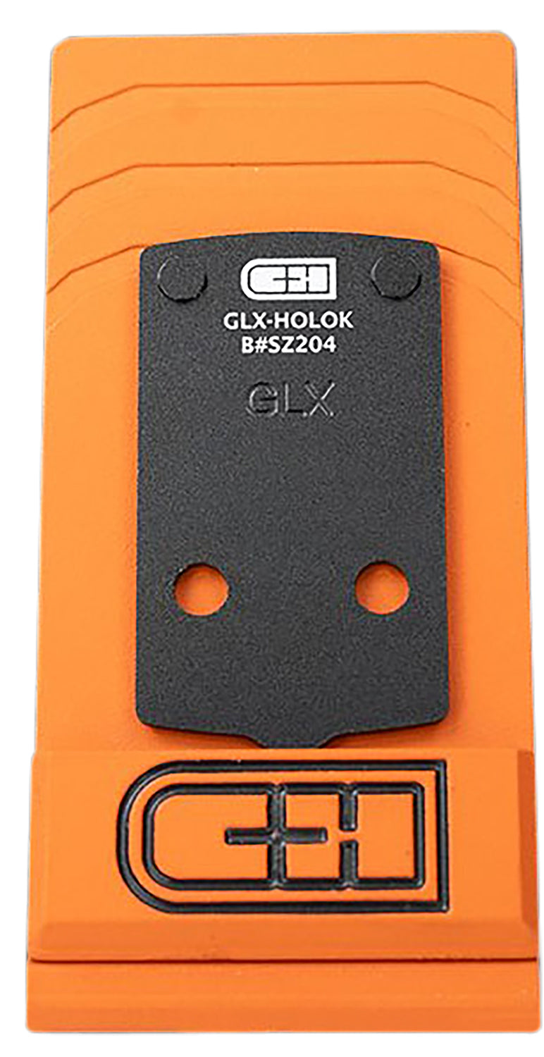 C&H Precision Glock V4 MIL/LEO Black Anodized Adapter Plate, Holosun 407K/507K Pattern