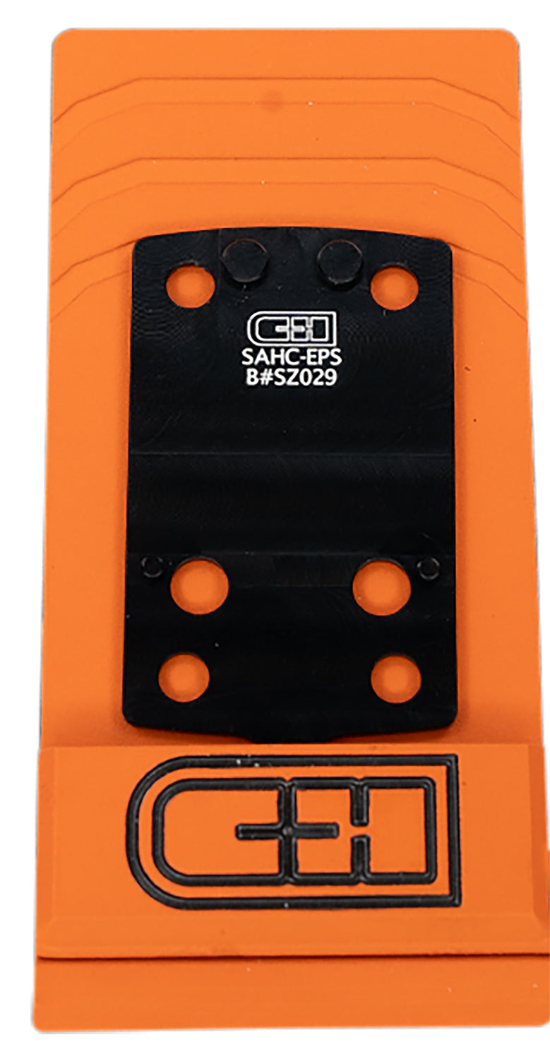 C&H Precision Springfield Hellcat Holosun EPS/RMSc Footprint Adapter Plate Black Anodized SAHCEPS