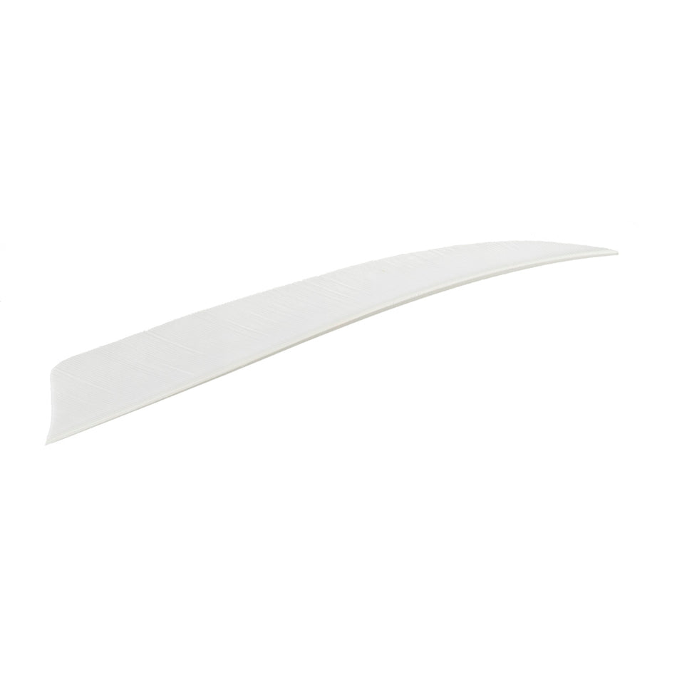 Trueflight 4 in. White Shield Cut Arrow Feathers LW 100 pk.