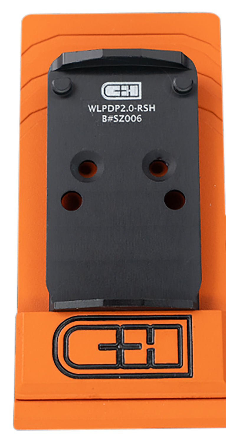C&H Precision Walther Defense PDP 2.0 Trijicon/Holosun Footprint Optic Mounting Plate Black Anodized