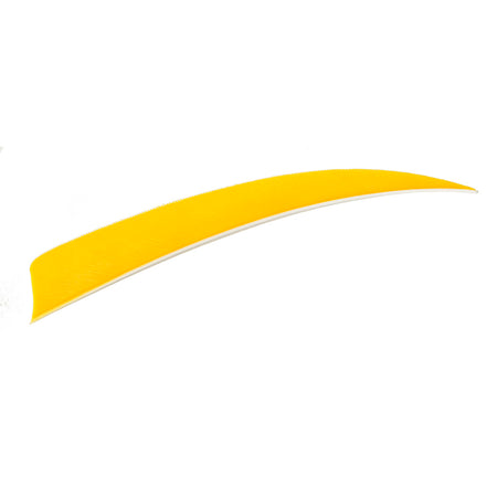 Trueflight 4 in. Yellow Shield Cut Arrow Feathers LW 100 pk.