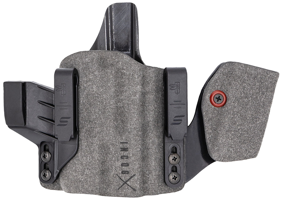 Safariland IncogX Inside-the-Waistband Holster w/Mag Caddy Black/Gray Boltaron Glock 17/19 RH