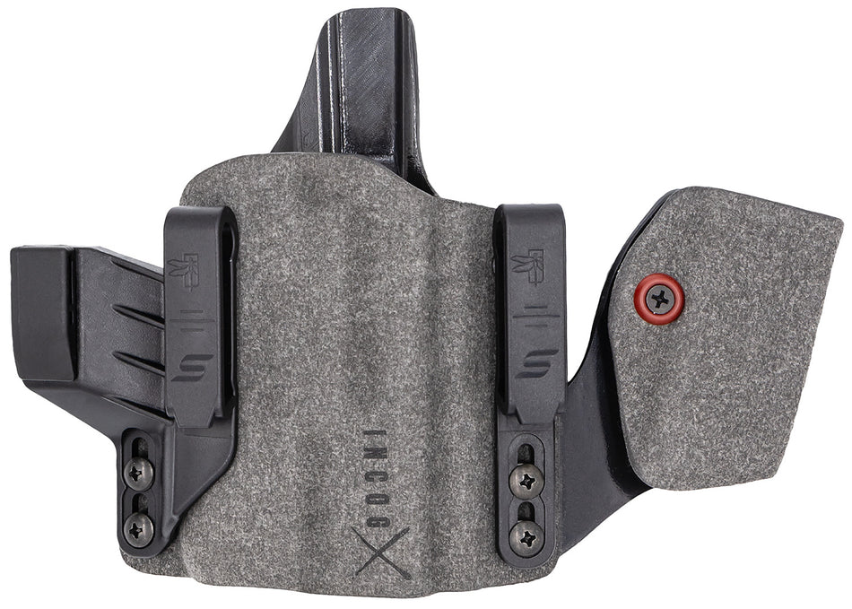Safariland IncogX Inside-the-Waistband Holster w/Mag Caddy Black/Gray Boltaron Glock 17/19 RH