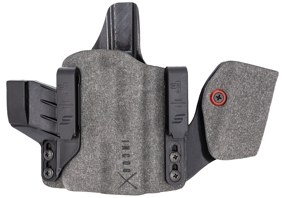 Safariland IncogX Inside-the-Waistband Holster w/Mag Caddy Black/Gray Boltaron Glock 43X/48 RH