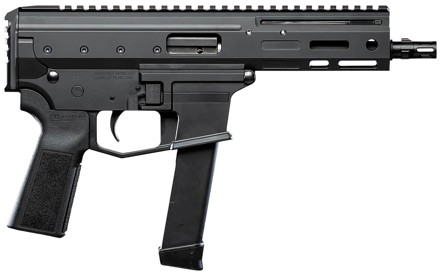 Angstadt Arms MDP-9 9mm 27+1 6" Black Melonite Threaded Barrel Pistol
