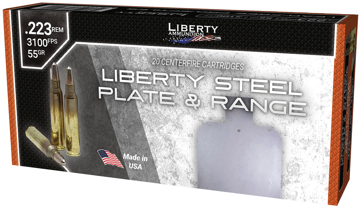 Liberty Ammunition .223 Remington LAR223070 Steel Plate & Range Frangible Round Nose 55 Grain