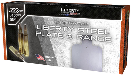 Liberty Ammunition .223 Remington LAR223070 Steel Plate & Range Frangible Round Nose 55 Grain
