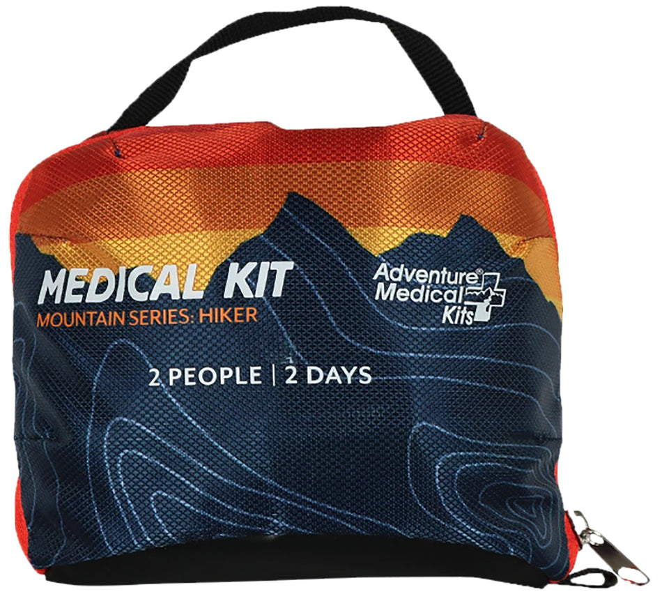 AMK Mountain Hiker First Aid Kit for Trail Injuries and Illnesses - Multi-Color