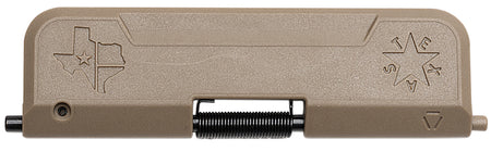 Strike Industries FDE Polymer Dust Cover for AR-15 with Adjustable Detent