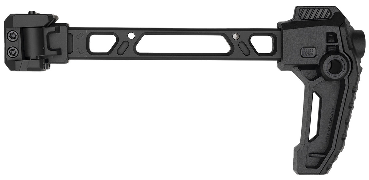Strike Industries Dual Folding Stock Brace Adapter Black 6061-T6 Aluminum 9.44 Inch OAL Picatinny