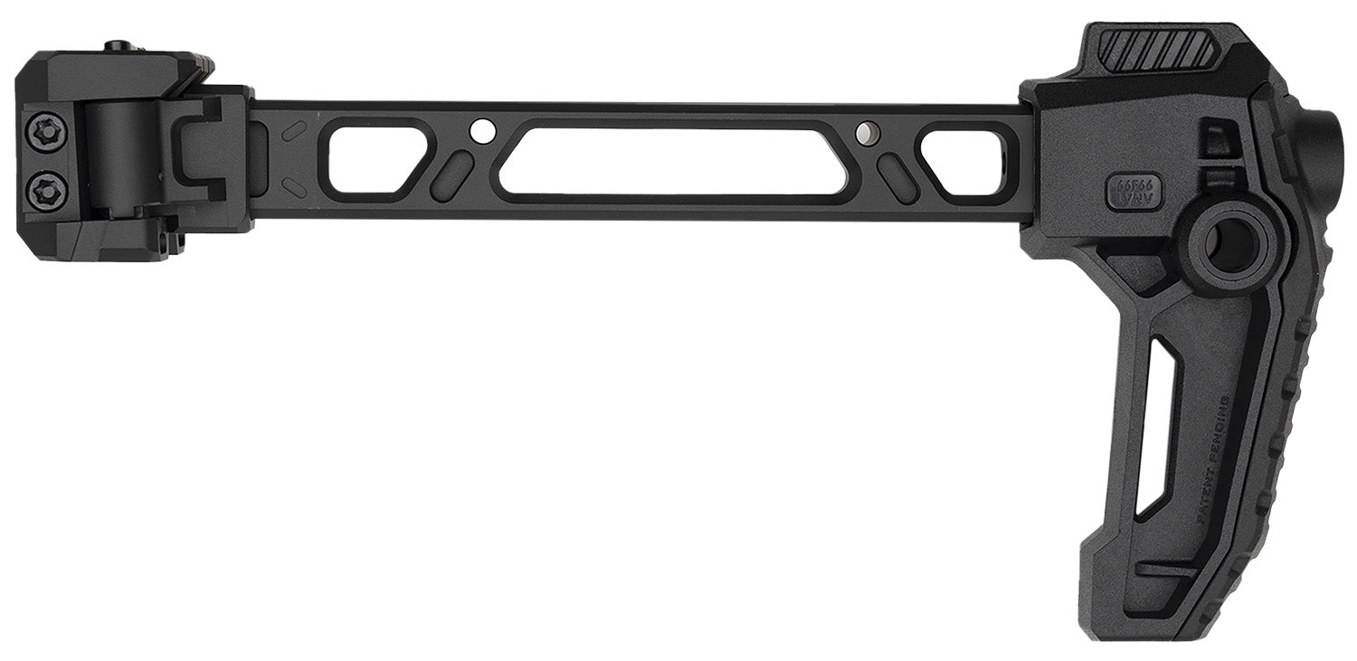 Strike Industries Dual Folding Stock Brace Adapter Black 6061-T6 Aluminum 9.44 Inch OAL Picatinny