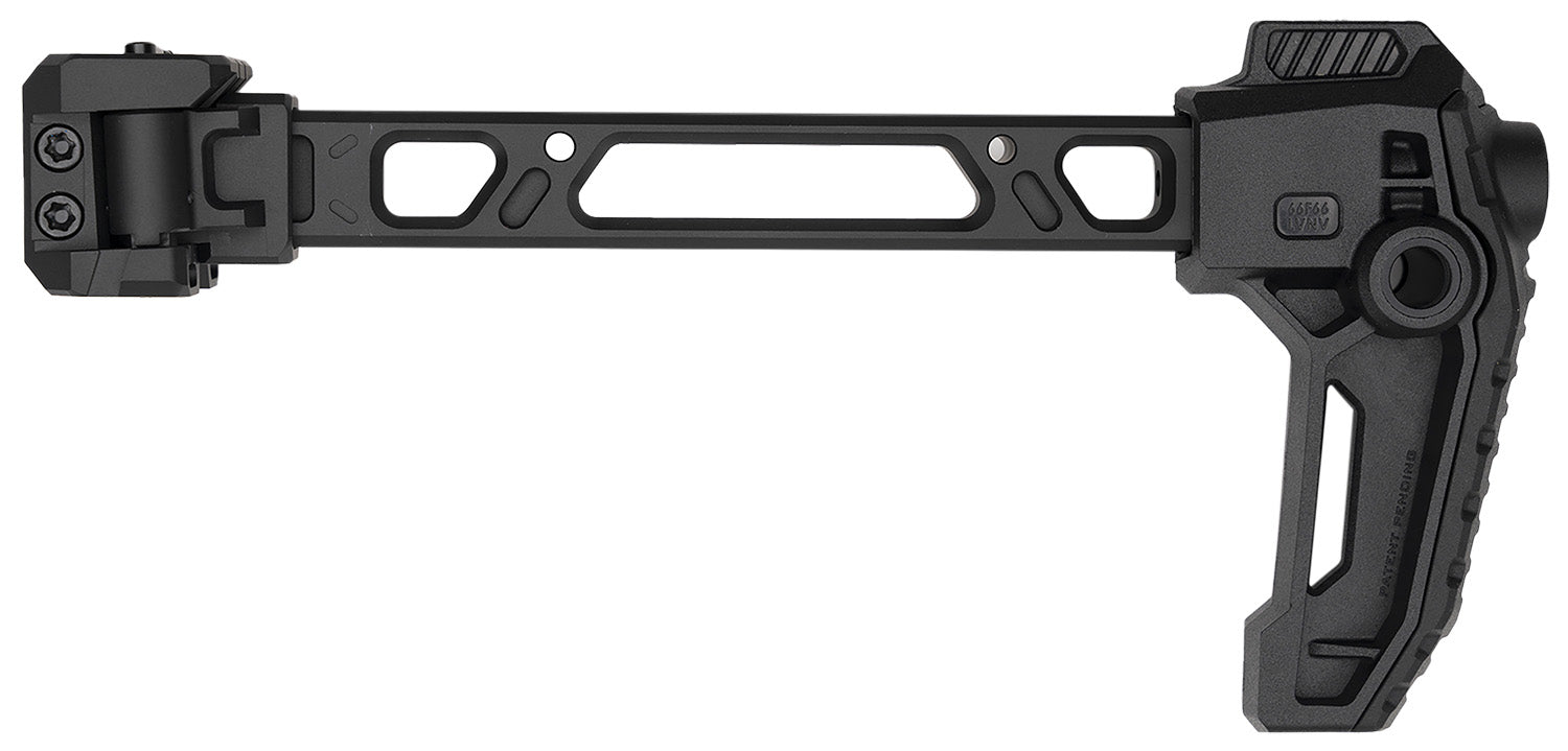 Strike Industries Dual Folding Adapter with Stock End Black Aluminum 9.44 Inch 1913 Picatinny Rail