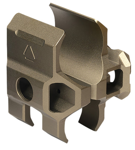 Strike Industries 12 Gauge Shotgun Barrel Clamp with Pic Rail and QD Sling Point, FDE