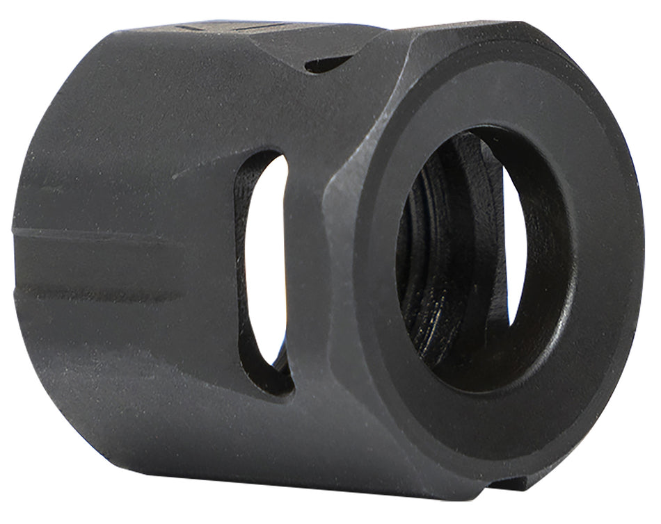 Strike Industries MCCIRCLE Pistol Micro Compensator 1/2"x28 Black Steel 9mm/357 SIG