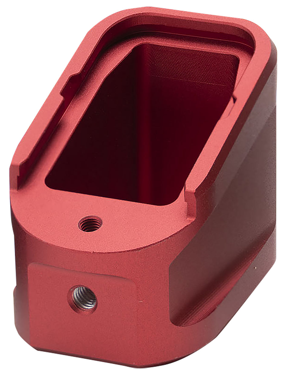Strike Industries Glock G17/G22 Aluminum Extended Magazine Plate, Red 6061-T6