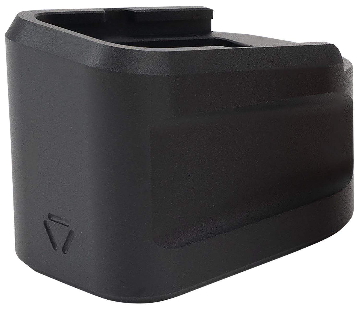Strike Industries Glock G19 Aluminum Extended Magazine Plate +5rd, Black 6061-T6