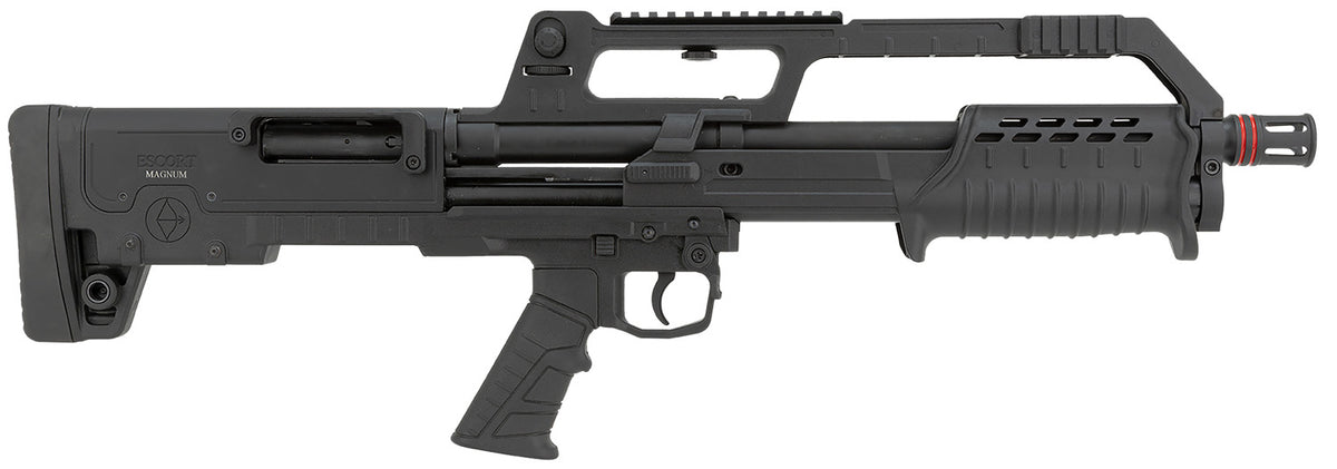 Escort HEBP20180001 BullTac PX 20 Gauge Pump 3" 5+1 18" Black Stainless Steel Barrel, Black Aluminum/Polymer Receiver w/Picatinny Rail, Black Bullpup Synthetic Stock, Black Grip