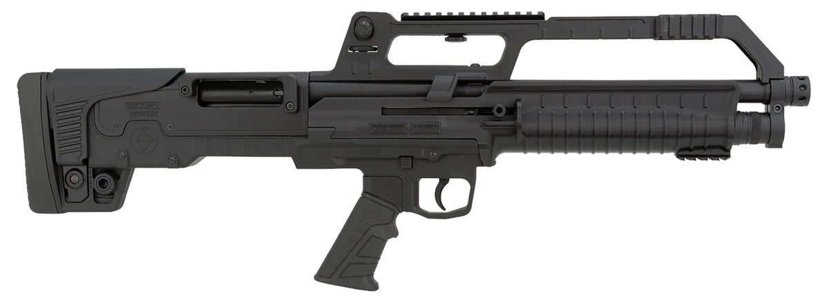 Escort HEBA20180001 BullTac SA 20 Gauge Semi-Auto 3" 5+1 18" Black Stainless Steel Barrel, Black Aluminum/Polymer Receiver w/Picatinny Rail, Black Bullpup Synthetic Stock, Black Grip