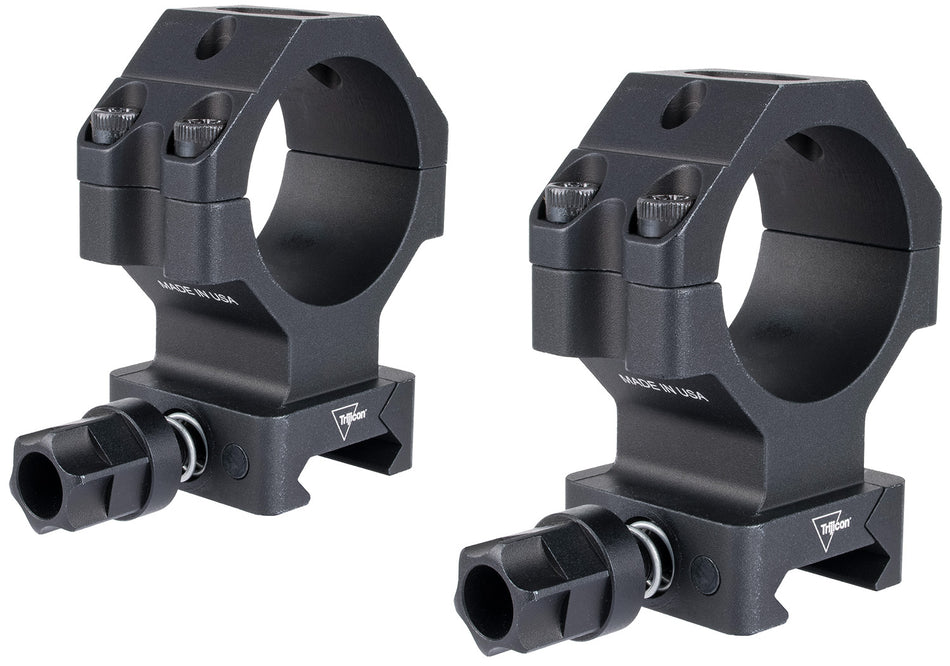 Trijicon AC22067 Scope Rings with Q-LOC Technology 30mm Extra High Matte Black