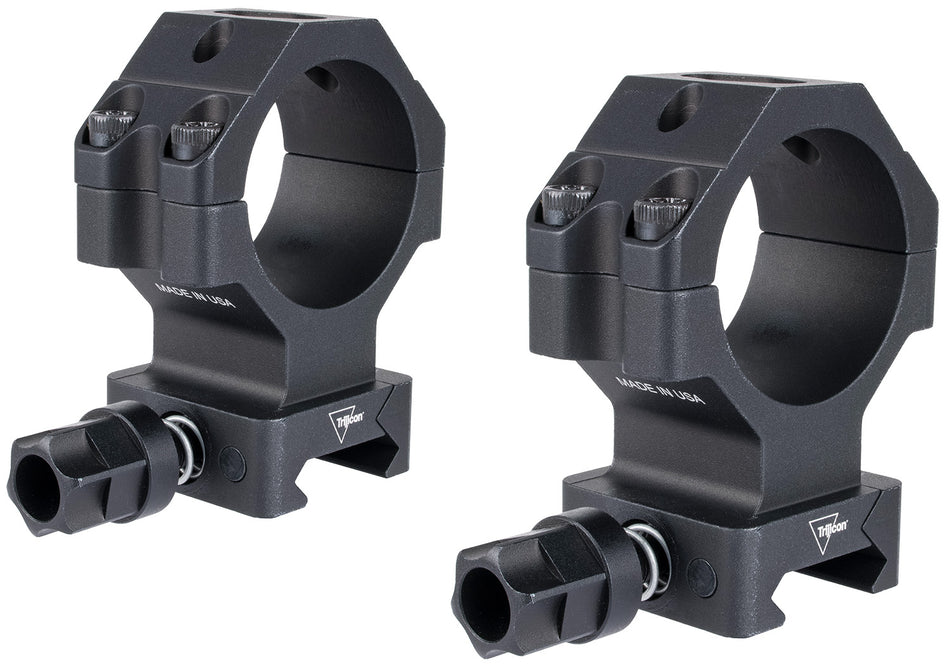 Trijicon AC22075 Scope Rings with Q-LOC Technology 35mm Extra High Matte Black