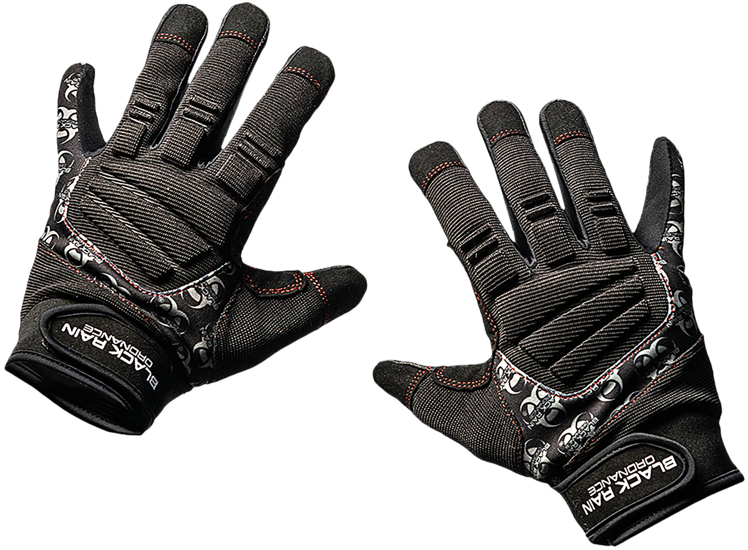 Black Rain Ordnance Performance Tactical Gloves Black/Gray Large Velcro