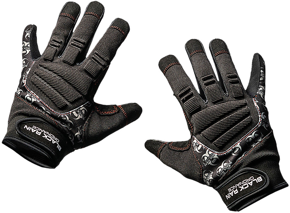 Black Rain Ordnance Performance Tactical Gloves Black/Gray Large Velcro
