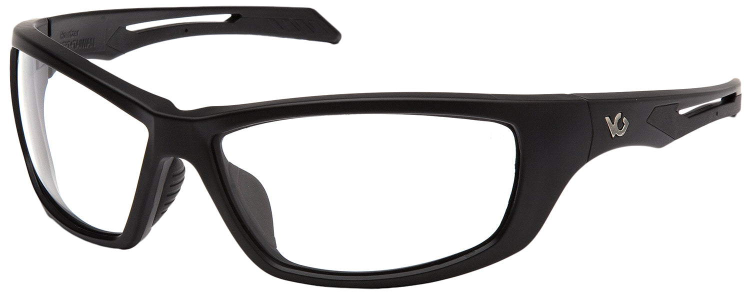 Pyramex Howitzer Protective Safety Glasses Clear Lens with Black Frame