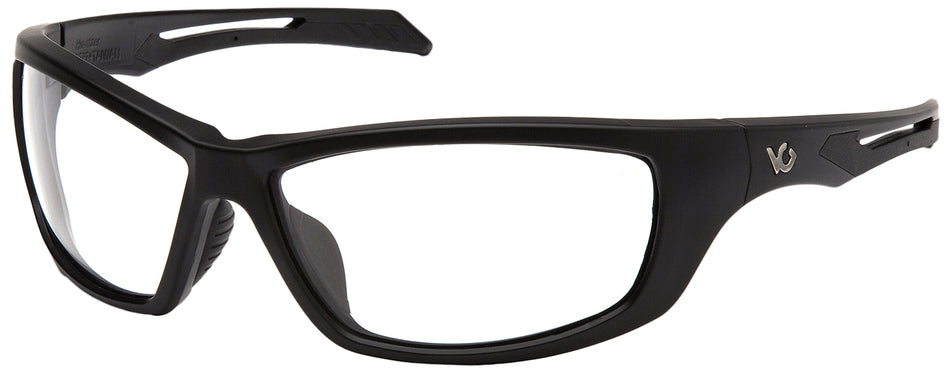 Pyramex Howitzer Protective Safety Glasses Clear Lens with Black Frame