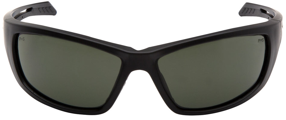 Pyramex VGSB1322T Howitzer Anti-Fog Safety Glasses Black Frame Forest Gray Lens